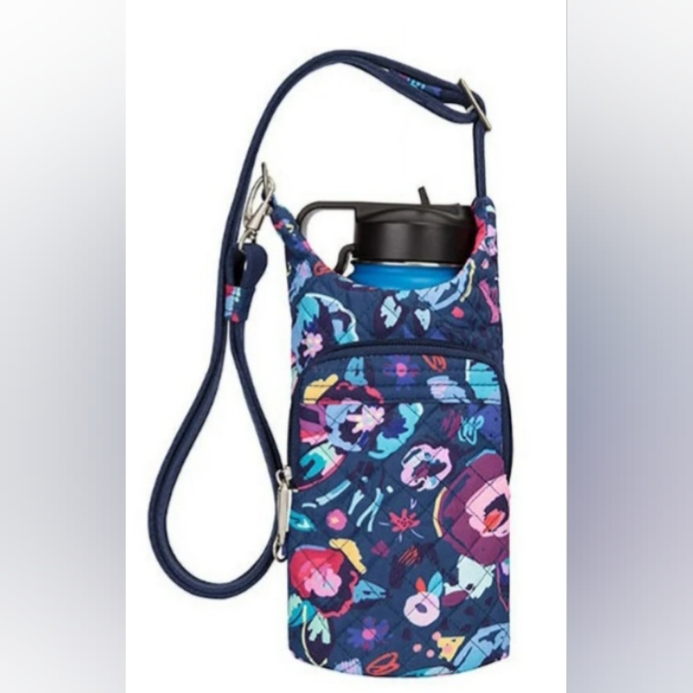 Floral Blue Crossbody Bag